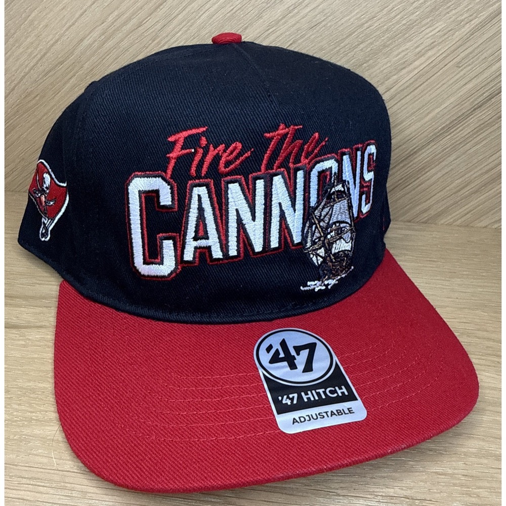 Tampa Bay Buccaneers Black‎ Men's '47 Hitch Fire The Cannons NFL Adjustable Hat